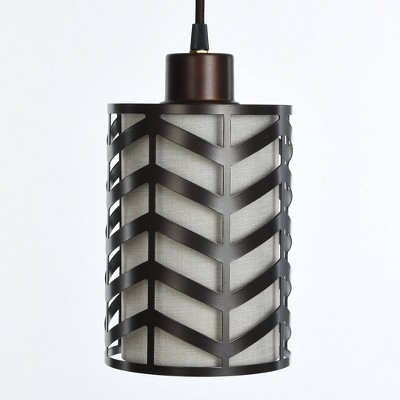 Elegant Rubbed Bronze Adjustable Floor Lamp with Linen Shade