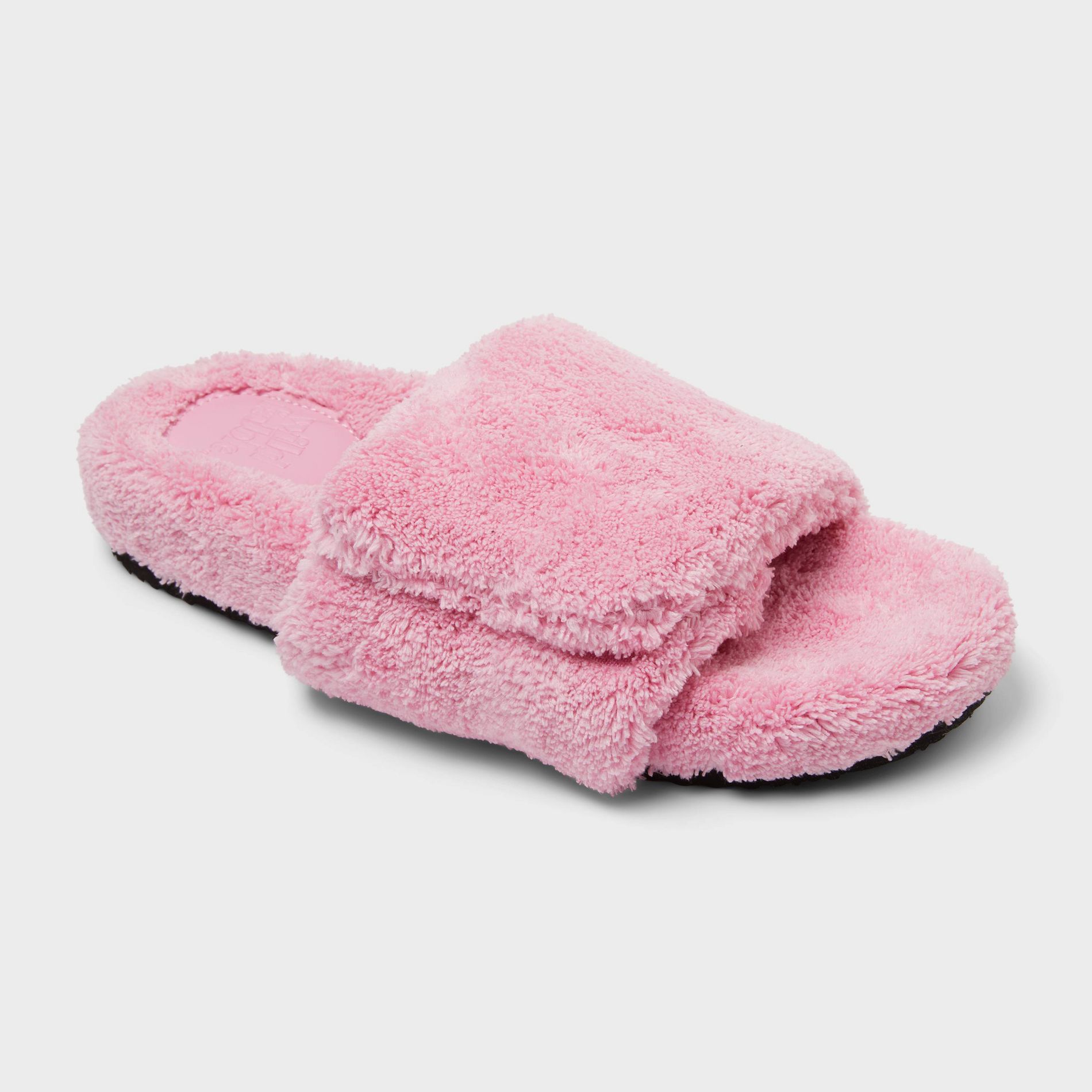 Women's Kara Faux Fur Slide Slippers - Wild Fable™ Pink