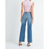 Women's Slim Palazzo With Scissor Cut Jeans - JUST BLACK DENIM - 2 of 4