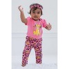 Disney Minnie Mouse Mickey Mouse Marie Baby Girls Bodysuit Pants and Headband 3 Piece Outfit Set Newborn to Infant - 4 of 4
