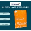 Cleanwaste Medical Sani-Bag+ Commode Liners with Microban and Absorbent Instant Gelling Powder, Neutralize Odors, Leak Resistant - 3 of 4