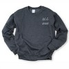 Simply Sage Market Embroidered Let It Snow Bold Cursive Sweatshirt - 3 of 4