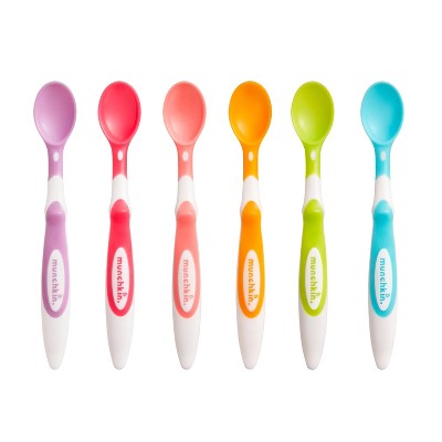 Munchkin 10062 Soft-Tip Infant Spoons - Multi-Color (Pack of 6