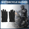 Unique Bargains Motorcycle Gloves Motorbike Dirt Bike Bicycle Racing ATV UTV Sheep Leather 1 Pair - 2 of 4