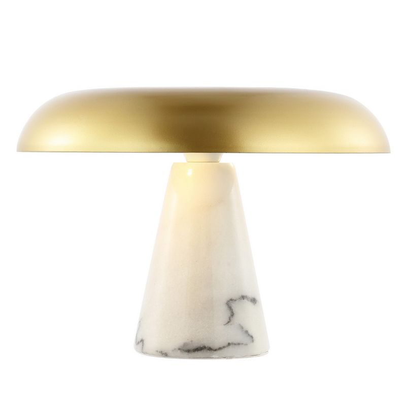 Vaughan 10 Inch Table Lamp - Brass Gold/White - Safavieh., 4 of 7