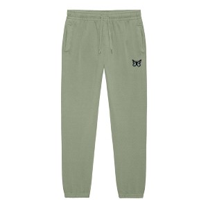 Dalix Butterfly Embroidered Sweatpant Soft Fleece Relaxed Fit Lounge Womens - 1 of 4