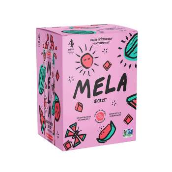 Mela Watermelon Water +Passionfruit - 4pk/11.15 fl oz Cans
