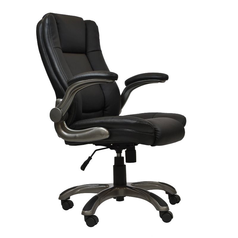 Medium Back Manager Chair with Flip-up Black - Techni Mobili, 3 of 11
