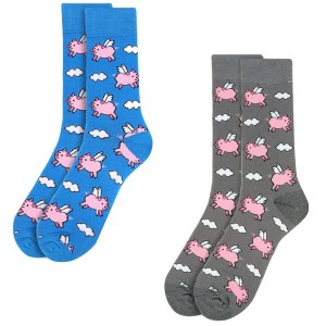 Flying Pigs Socks   from the Sock Panda (Men's Sizes, Adult Large) - 1 of 3