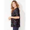 Catherines Women's Plus Size Suprema Ultra-Soft Scoopneck Tee - 4 of 4