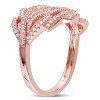 EVERLY JEWELRY | Rose Plated Sterling Silver 1 CT TGW Cubic Zirconia Fashion Ring - 2 of 4