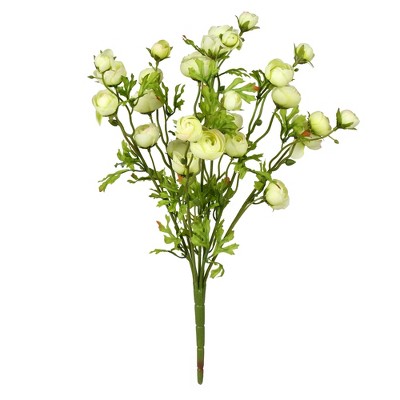 Vickerman 18" Artificial Ranunculus Bush