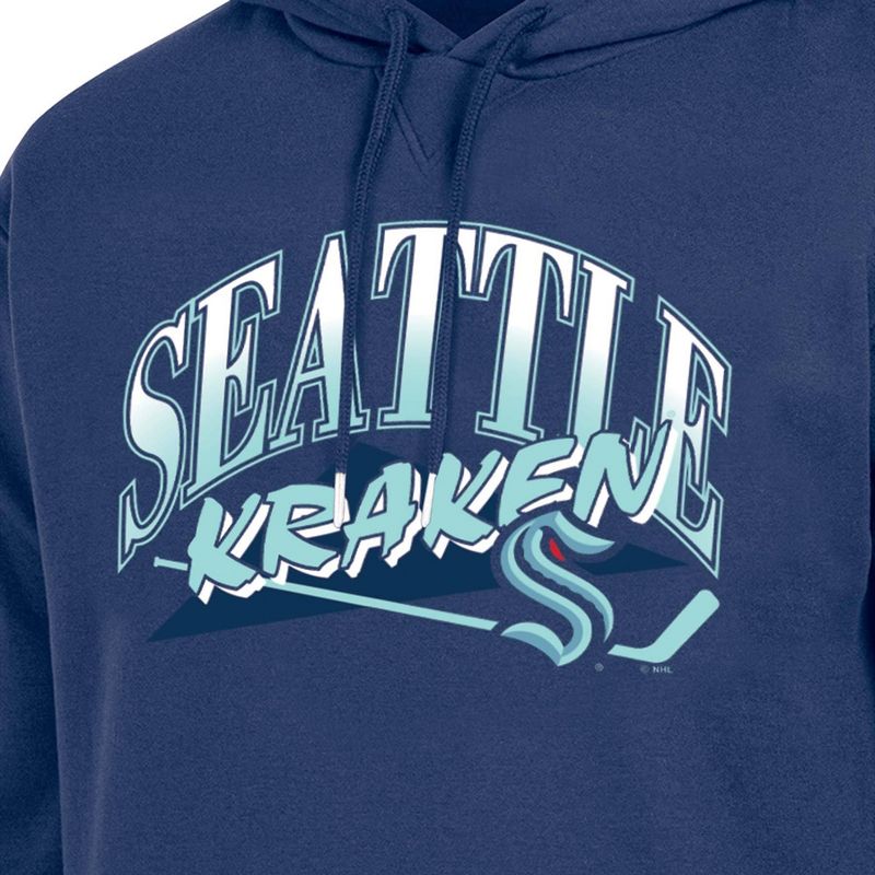 NHL Seattle Kraken Men's Hooded Sweatshirt, 3 of 4