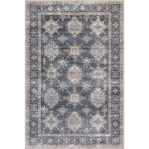 Nuloom Juni SplashGuard Medallion Machine Washable Area Rug - 1 of 4