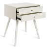 Kate and Laurel Finco Rectangle Wood Side Table, 18x15x24, White - 4 of 4