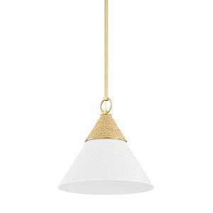 Mitzi Mica 1 - Light Pendant in  Aged Brass - 1 of 4