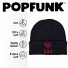 Superman Dad Hat Knit Beanie for Men and Women, Navy - 2 of 4