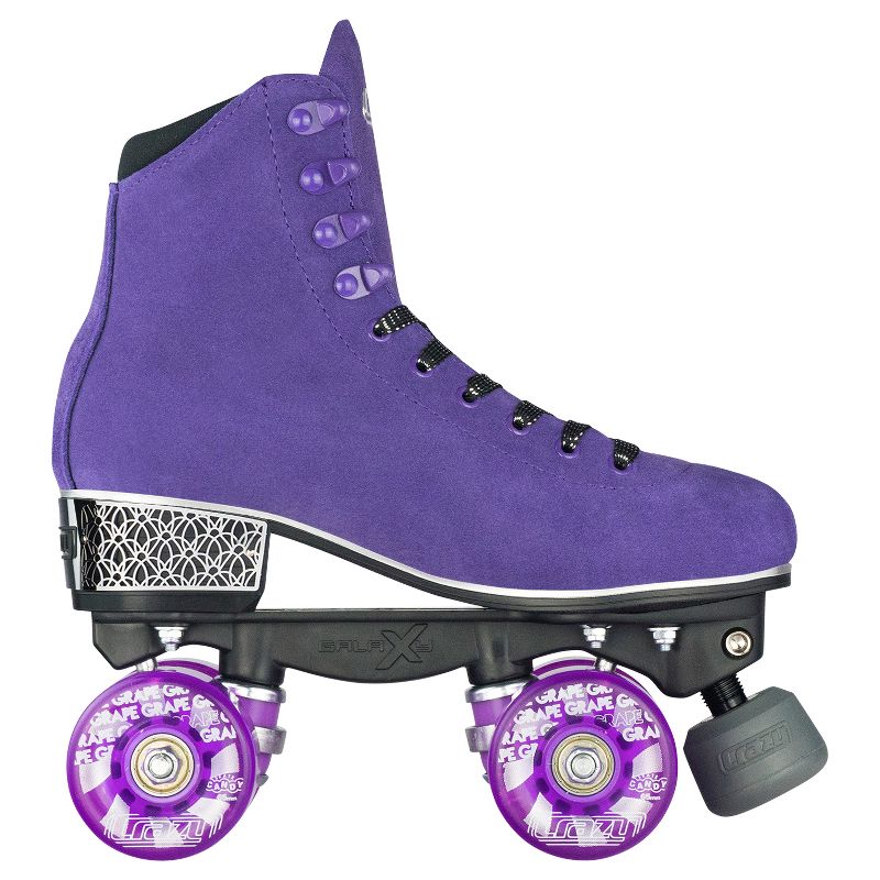 Crazy Skates Evoke Roller Skates For Women - Stylish Suede Quad Skates, 3 of 8