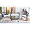 Werner 4 Pc Living Sets - Indoor/Outdoor - PAT7522 - Safavieh - 3 of 4