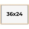 PosterPalooza | Classic Modern Yellow Picture Frame - UV Acrylic, Backing Board, Hanging Hardware Included - 2 of 4