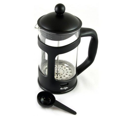 Mr. Coffee 32 Ounce Cafe Oasis Quart Glass Body French Press Coffee Maker