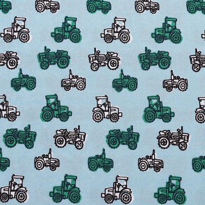 Blue Twin XL Cotton Polyester Microfiber Boys' Stripe Sheet Set