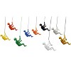 Climbing Man Classic Wall-Art Sculpture | 9-Pack | Bk,Wh,Si,Gd,Rd,Bl,Ye,Or,Gr - 2 of 4