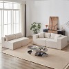 NicBex Couches for Living Room Modular L-Shaped Sectional Sofa Luxury Floor Couch Chenille Fabric Upholstered Sofa, 5 PC Free Combination - 2 of 4