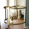 Hunter 18" Astwood Ceiling Light Alturas Gold Finish - 4 Bulb Dimmable Indoor Chandelier with Art Deco Design - 3 of 4