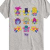 Boys' - Trolls - Tiny Star Grid Branch and Friends Short Sleeve Graphic T-Shirt - 2 of 4