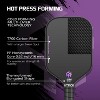 AENKYO 16.5 Inch Fiber Pickleball Paddle - Cold Pressed Kevlar Face, USAPA Approved Carbon Fiber Purple Racquet - 4 of 4