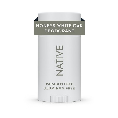 Native Deodorant for Men & Women - Honey & White Oak - Aluminum Free - 2.65oz