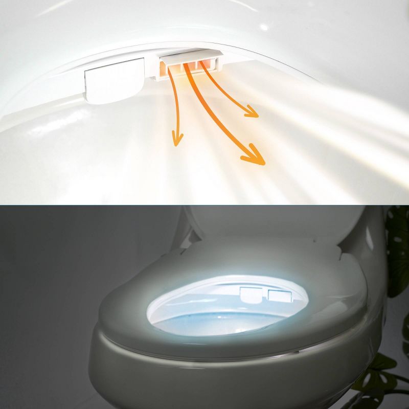 Electronic Smart Toilet Seat Fits Elongated Toilets White - BidetMate, 6 of 12