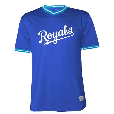 MLB Kansas City Royals Men's Short Sleeve V-Neck Jersey - XXL