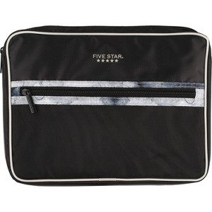 Chromebook Sleeve Black Fits 11" - Five Star: Soft Polyester Case, Full Zip, Exterior Pocket, Tablet & Laptop Sleeve - 1 of 4