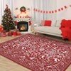 Christmas Area Rugs Xmas Holiday Indoor Rug with Non-Slip Backing - 4 of 4