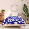 Deny Designs DorisciciArt Indigo Boho Floral Comforter and Pillow Sham Set Blue - 3 of 4