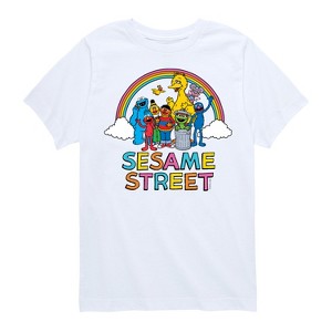Boys' - Sesame Street - Elmo And Friends Short Sleeve Graphic T-Shirt - 1 of 4
