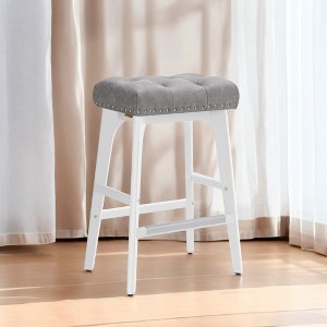 Bar Stools Set Of 2 Stools Barstoolsstools For Kitchen Counter Metal Bar Stools Set Of 2 Pu Leather Barstools Farmhouse Bar Stools Rustic Bar Stools - 1 of 4