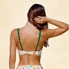 Women's Vibrant Floral Print Bikini Tops with Stylish Trim - Cupshe - 3 of 3