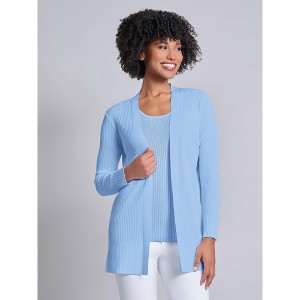 Jones New York Petite Open Front Cardigan - 1 of 3