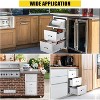 Garvee Stainless Steel BBQ Drawer for Outdoor Kitchen - 30" W x 23" D x 10" H, Weather-Resistant Flush Mount with Silent Operation - 3 of 4