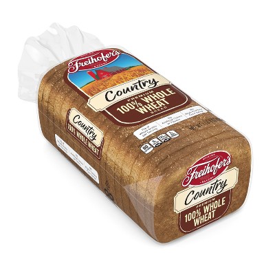 Freihofer's 100% Whole Wheat Country Bread - 24oz