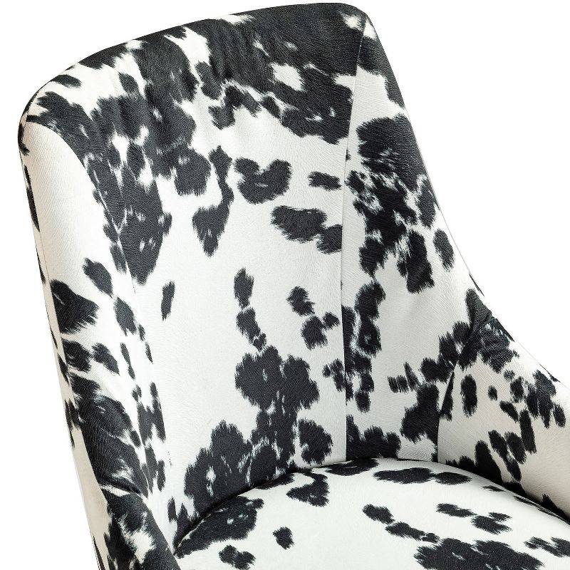 Arce Home Task Chair Modern Ergonomic  Office Chair with Unique Animal Print Design | Karat Home, 6 of 12