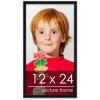 PosterPalooza | Panoramic Minimalist Black Picture Frame - UV Acrylic, Foam Board Backing, Hanging Hardware - 2 of 4