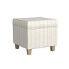 Cole Classics Square Storage Ottoman with Lift Off Top - HomePop - 2 of 4