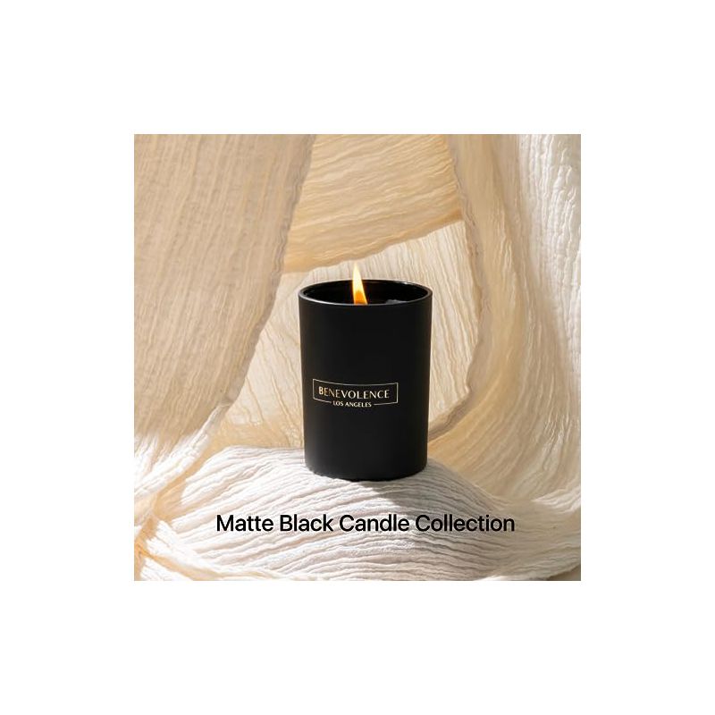 Benevolence LA  Black Wax  Scented Candle, 6 of 8