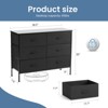 6 Drawers Dresser for Bedroom, Chest of Drawers with Fabric Bins, Media Console Table, Fabric Closet Dresser for Living Room Hallway - 2 of 4