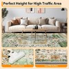 Area Rug, Rugs for Living Room, Non Slip Stain Resistant Kitchen Rug, Vintage Distressed Accent Rug - 3 of 4