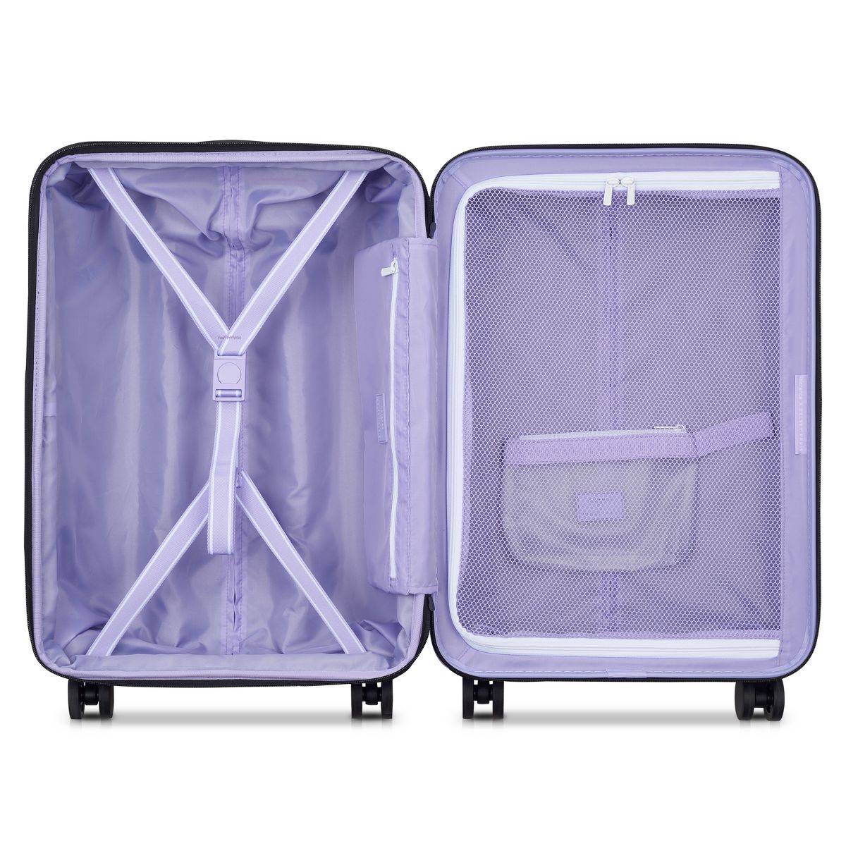 Florence by mills x DELSEY PARIS Carry On Catch Flights Expandable 20" Hardside Spinner Suitcase - thumbnail 3